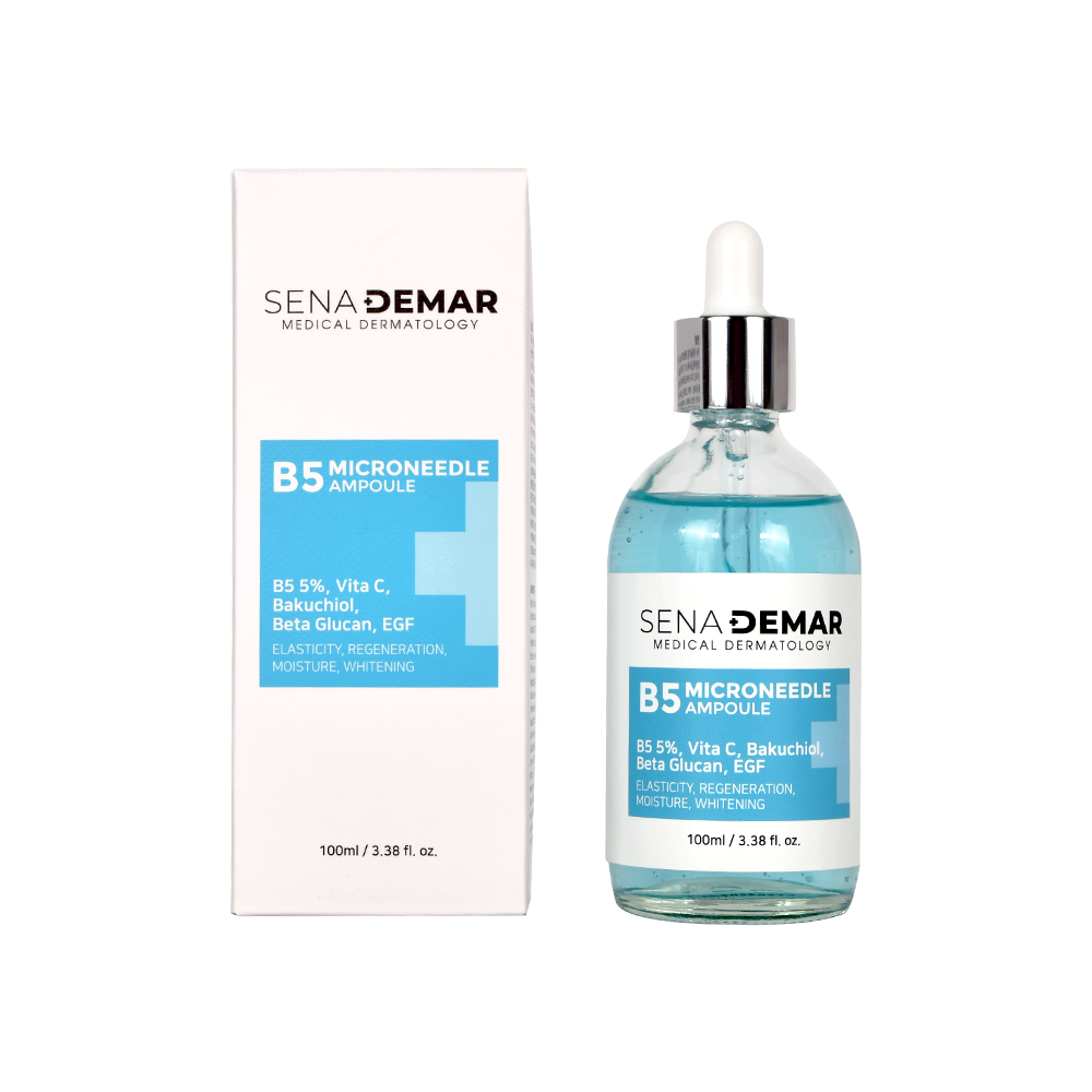 Serum phục hồi SENADEMAR B5 MICRONEEDLE AMPOULE giúp dưỡng ẩm, giảm nhăn, 100ml